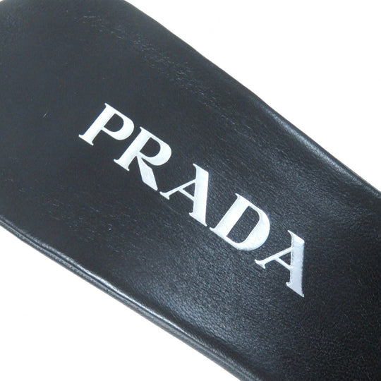 PRADA Sandals 1XX654 Main: Leather black Women 36 1/2 Used Authentic