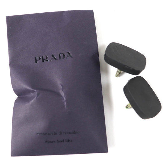 PRADA Sandals 1XX654 Main: Leather black Women 36 1/2 Used Authentic