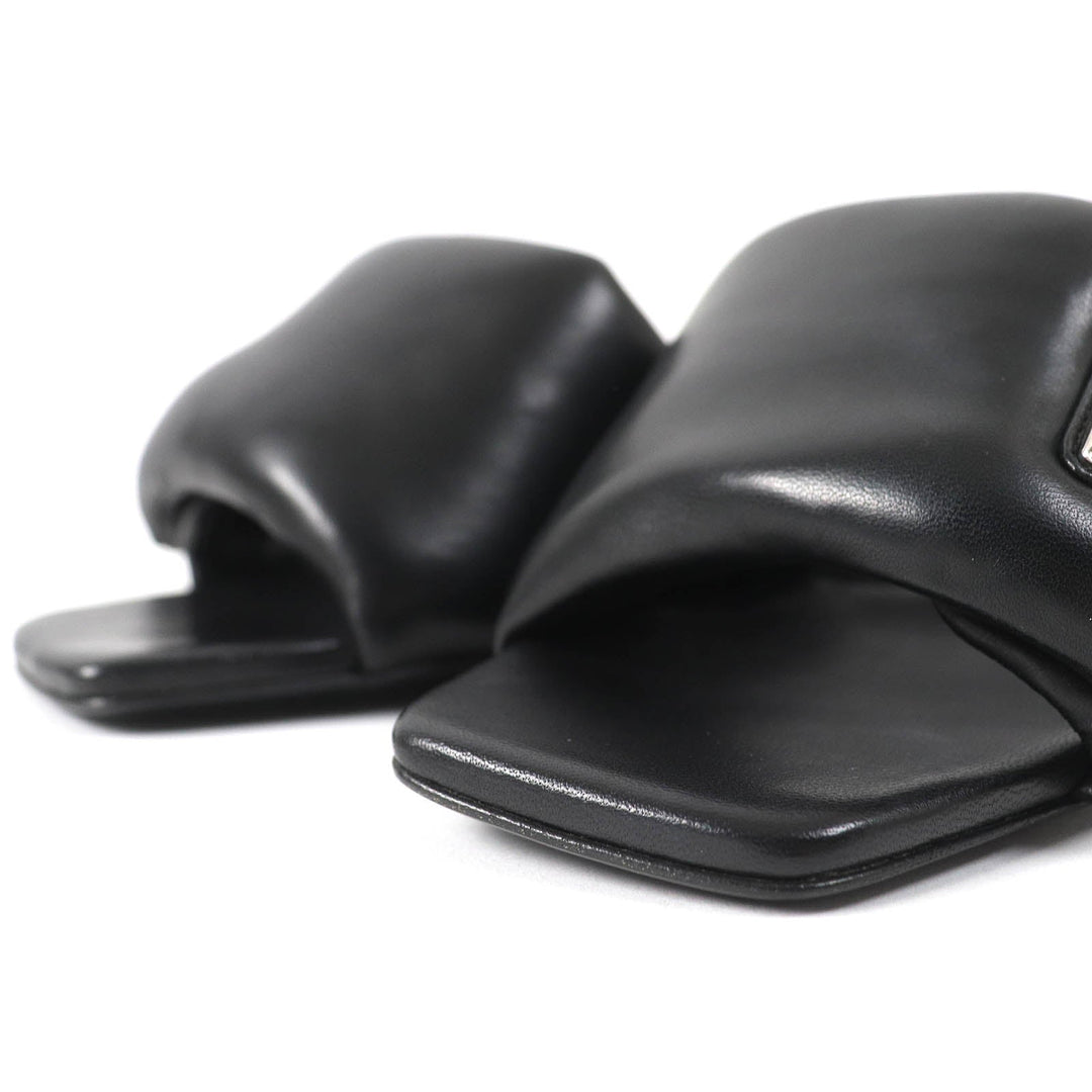 PRADA Sandals 1XX654 Main: Leather black Women 36 1/2 Used Authentic