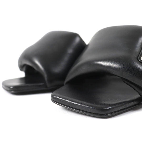PRADA Sandals 1XX654 Main: Leather black Women 36 1/2 Used Authentic