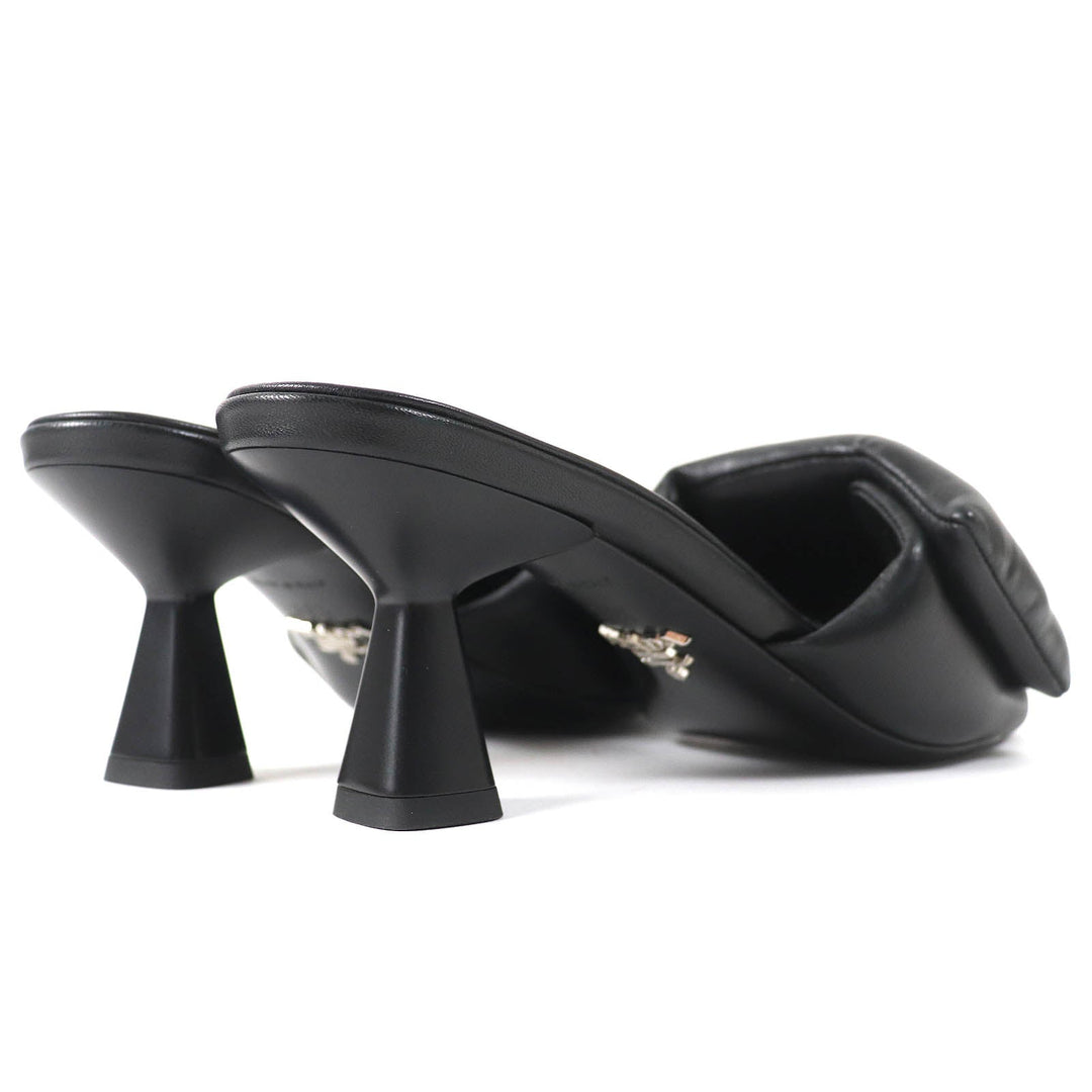 PRADA Sandals 1XX654 Main: Leather black Women 36 1/2 Used Authentic