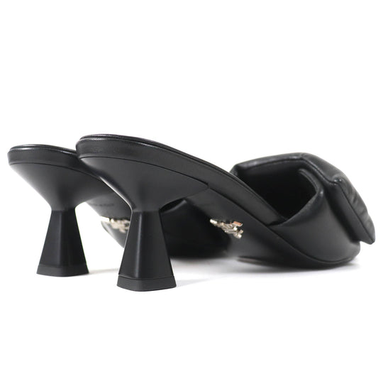 PRADA Sandals 1XX654 Main: Leather black Women 36 1/2 Used Authentic