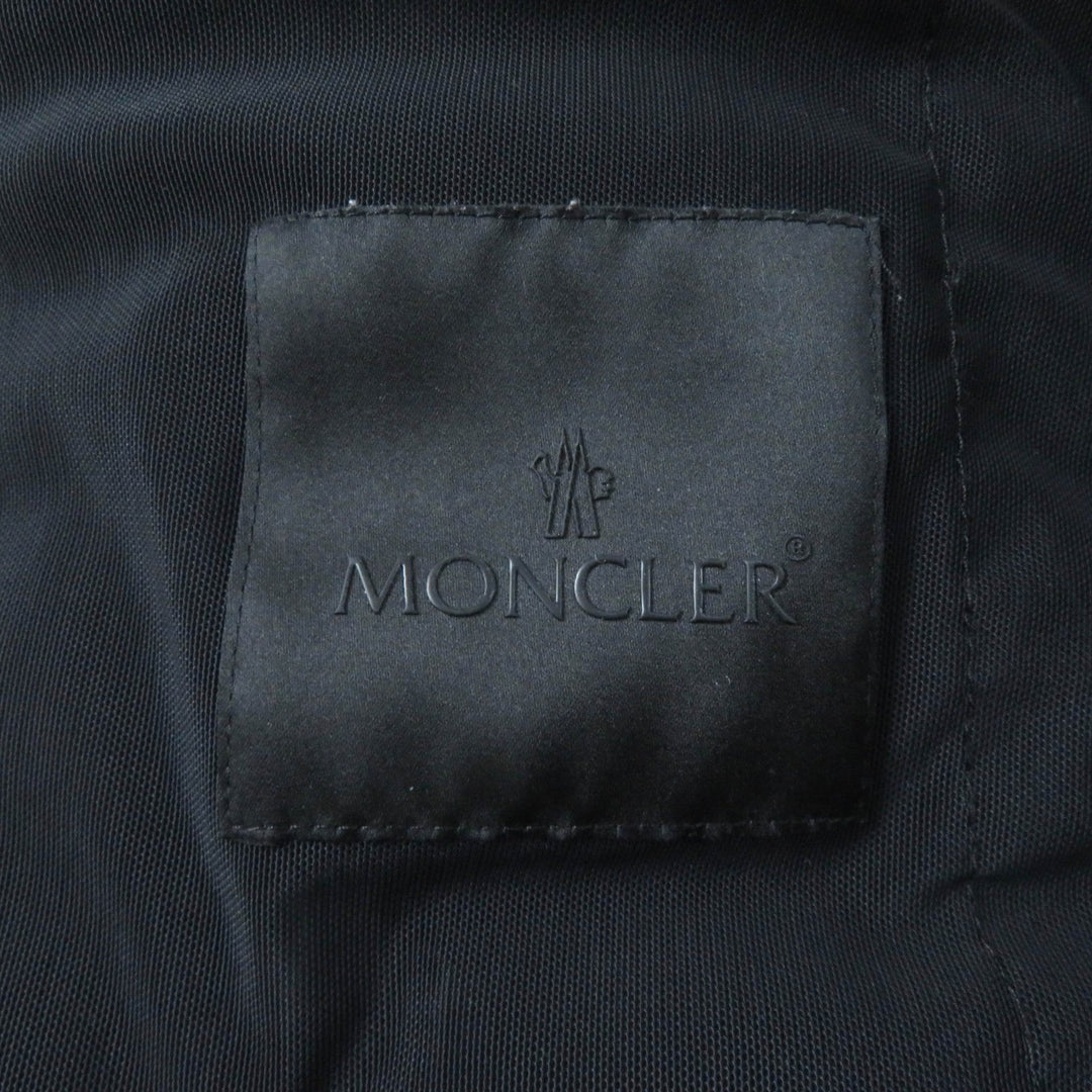 MONCLER Down jacket Outer: 100% nylon, Lining: 100% nylon, Part: 73% nylon, Part: 27% polyurethane, Part: 79% nylon black NADIR Women Zero size Used Authentic