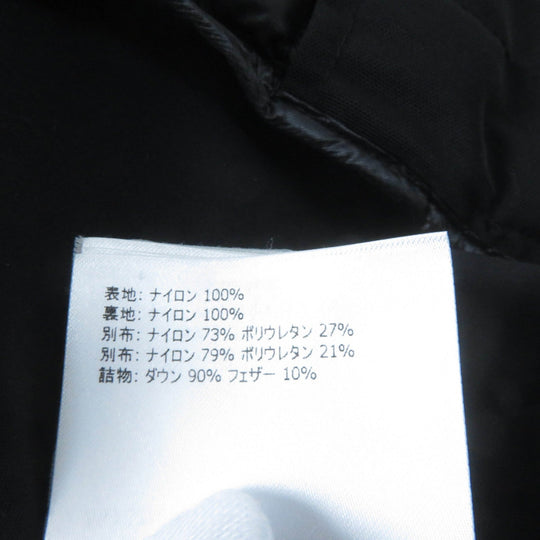 MONCLER Down jacket Outer: 100% nylon, Lining: 100% nylon, Part: 73% nylon, Part: 27% polyurethane, Part: 79% nylon black NADIR Women Zero size Used Authentic