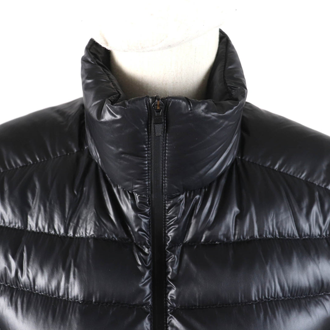 MONCLER Down jacket Outer: 100% nylon, Lining: 100% nylon, Part: 73% nylon, Part: 27% polyurethane, Part: 79% nylon black NADIR Women Zero size Used Authentic
