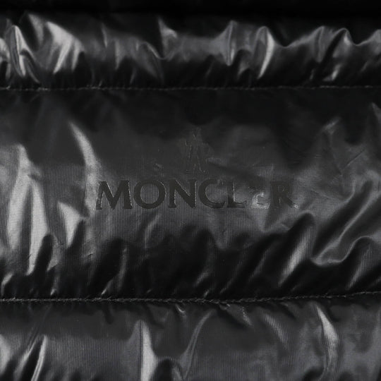 MONCLER Down jacket Outer: 100% nylon, Lining: 100% nylon, Part: 73% nylon, Part: 27% polyurethane, Part: 79% nylon black NADIR Women Zero size Used Authentic