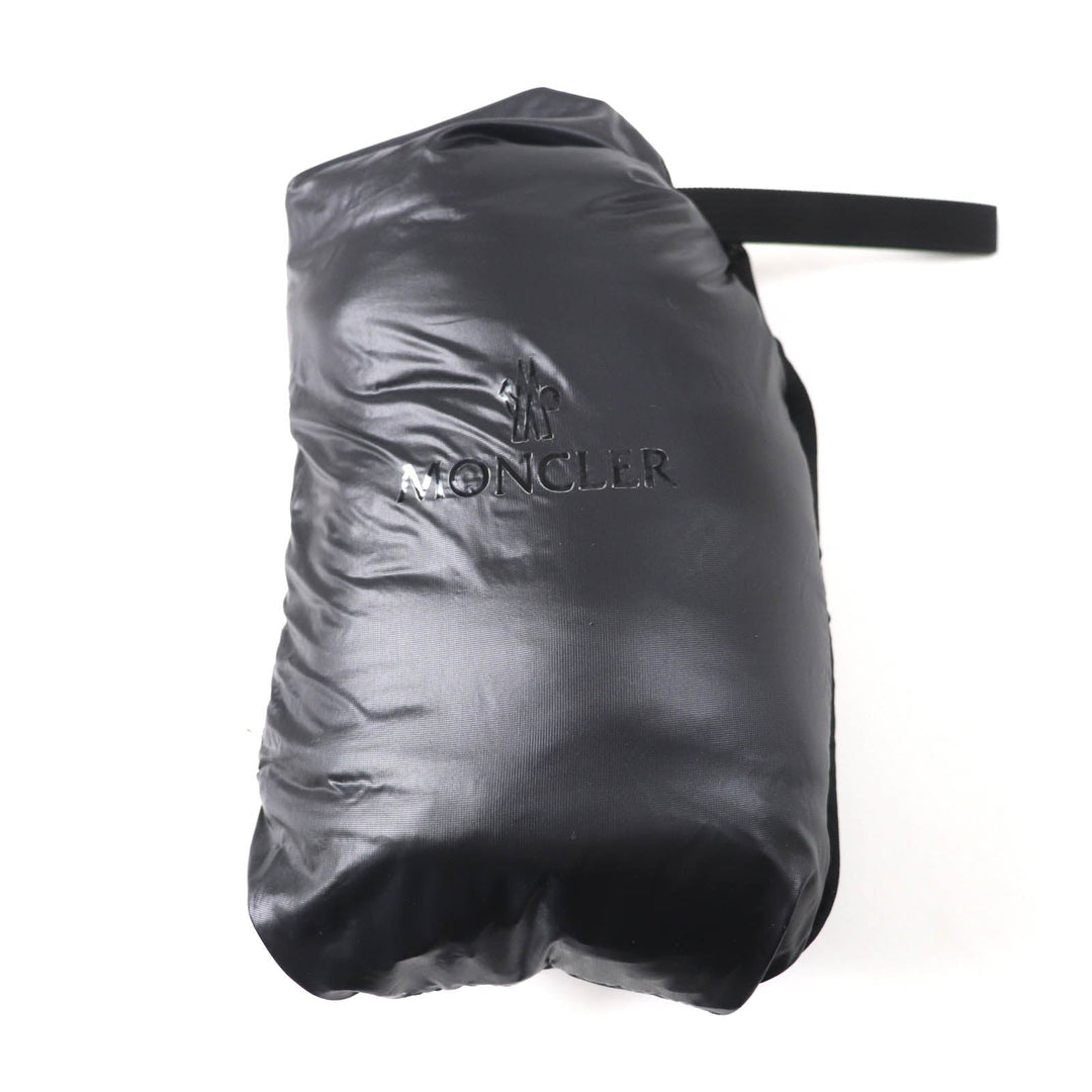 MONCLER Down jacket Outer: 100% nylon, Lining: 100% nylon, Part: 73% nylon, Part: 27% polyurethane, Part: 79% nylon black NADIR Women Zero size Used Authentic