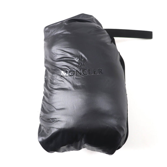 MONCLER Down jacket Outer: 100% nylon, Lining: 100% nylon, Part: 73% nylon, Part: 27% polyurethane, Part: 79% nylon black NADIR Women Zero size Used Authentic