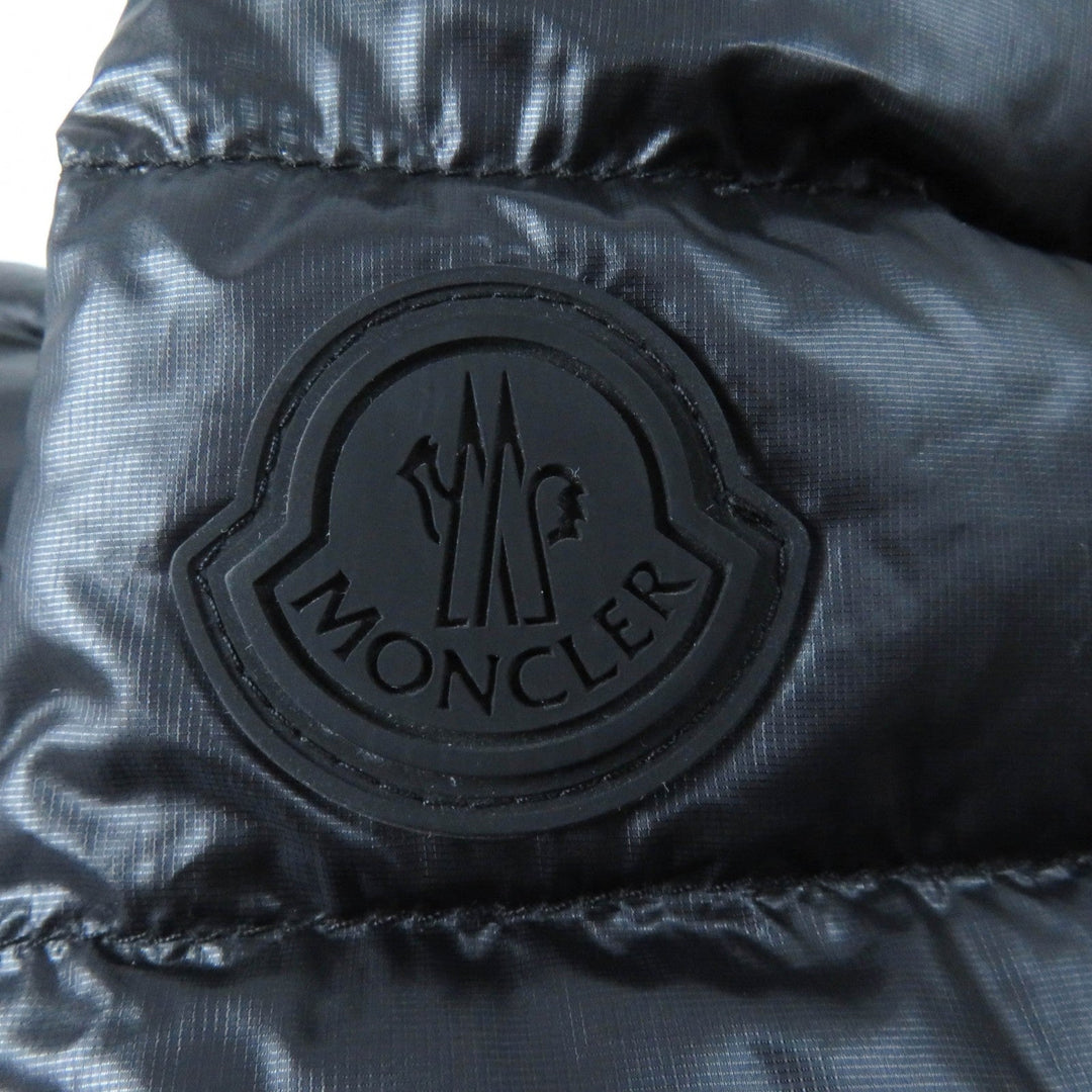 MONCLER Down jacket Outer: 100% nylon, Lining: 100% nylon, Part: 73% nylon, Part: 27% polyurethane, Part: 79% nylon black NADIR Women Zero size Used Authentic