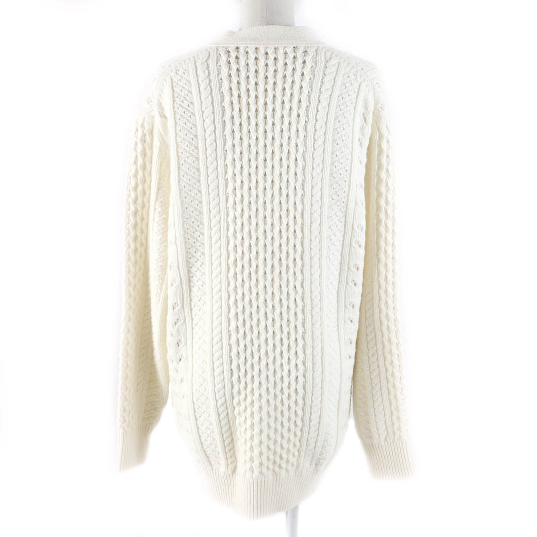Chloe cardigan Main: 70% wool, Main: 30% cashmere, Part: 66% wool, Part: 28% cashmere, Part: 6% polyamide SNOW WHITE Women XS Used Authentic