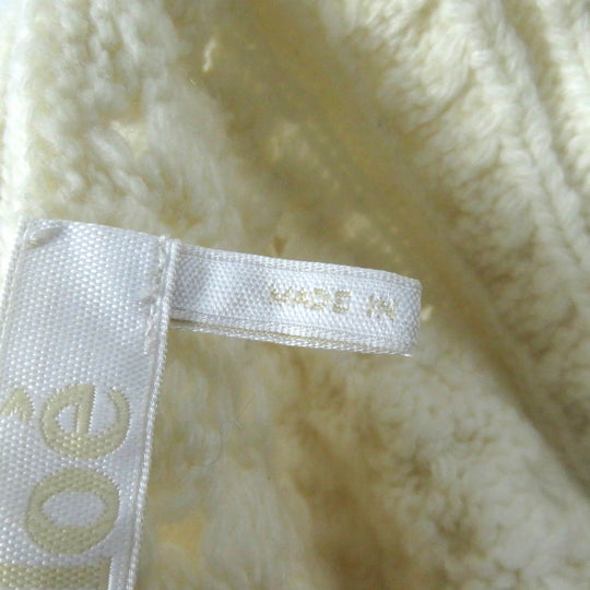 Chloe cardigan Main: 70% wool, Main: 30% cashmere, Part: 66% wool, Part: 28% cashmere, Part: 6% polyamide SNOW WHITE Women XS Used Authentic
