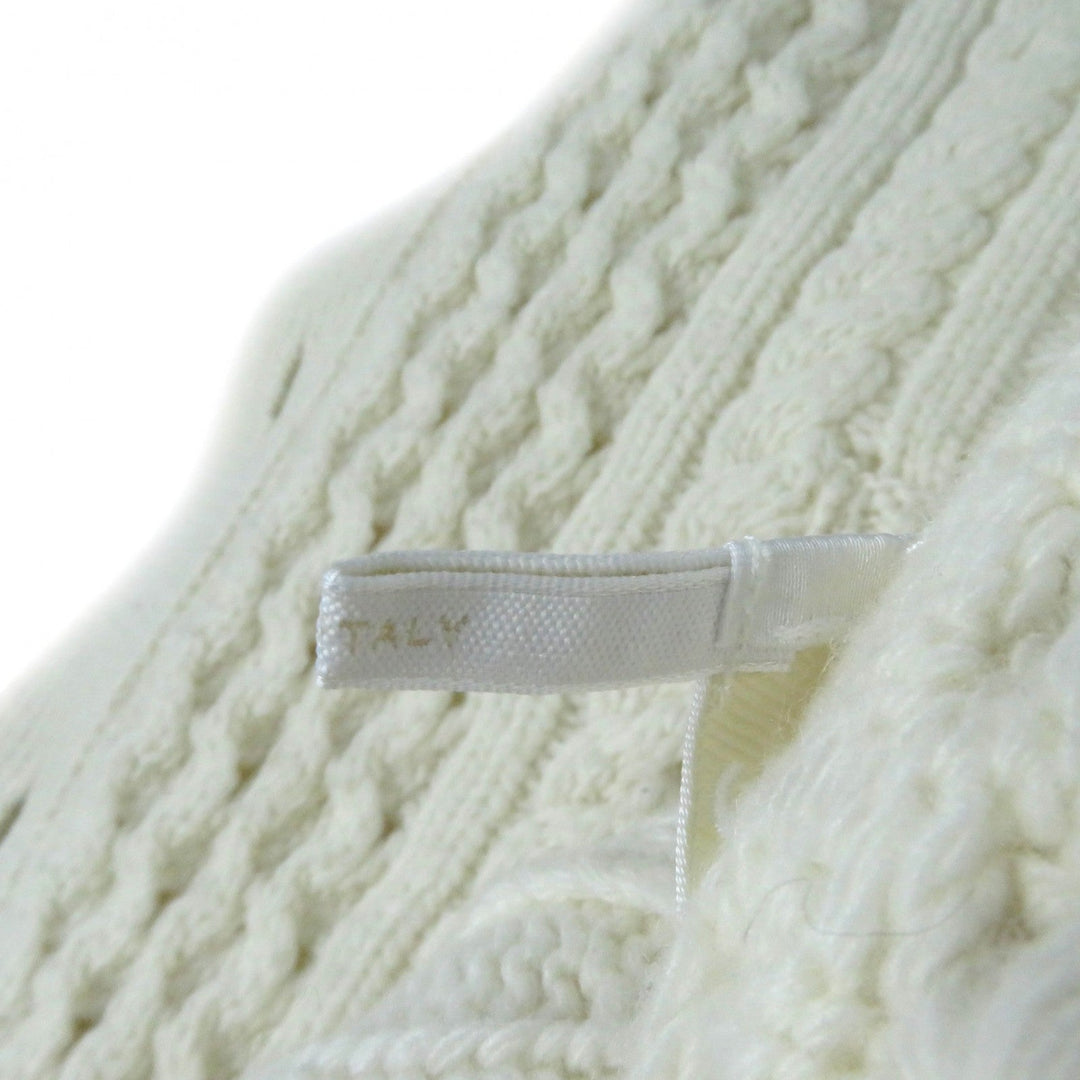 Chloe cardigan Main: 70% wool, Main: 30% cashmere, Part: 66% wool, Part: 28% cashmere, Part: 6% polyamide SNOW WHITE Women XS Used Authentic