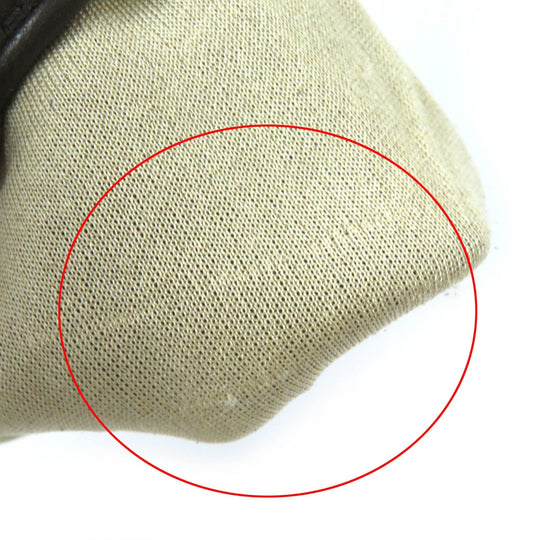 HERMES gloves Main: Leather Dark brown Women 7 1/2 Used Authentic
