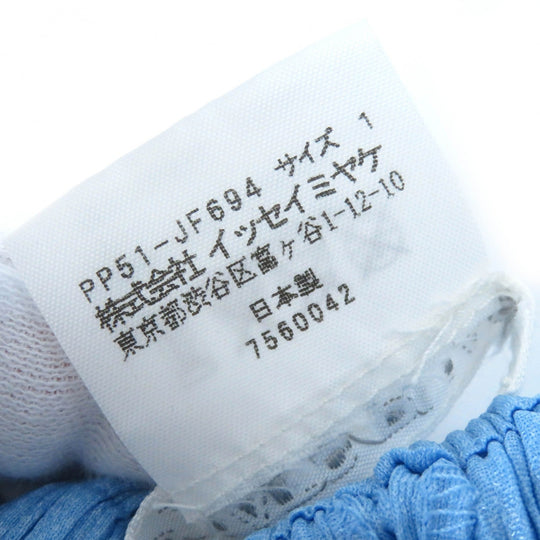 PLEATS PLEASE Pants PP51-JF694 Main: 100% polyester Light blue Women 1 Used Authentic