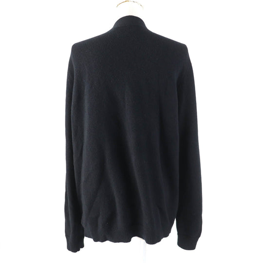 GUCCI cardigan 526719 Main: 70% wool, Main: 30% cashmere, Part: 100% cotton, Part: 100% wool, Part: 100% cashmere black Women L Used Authentic