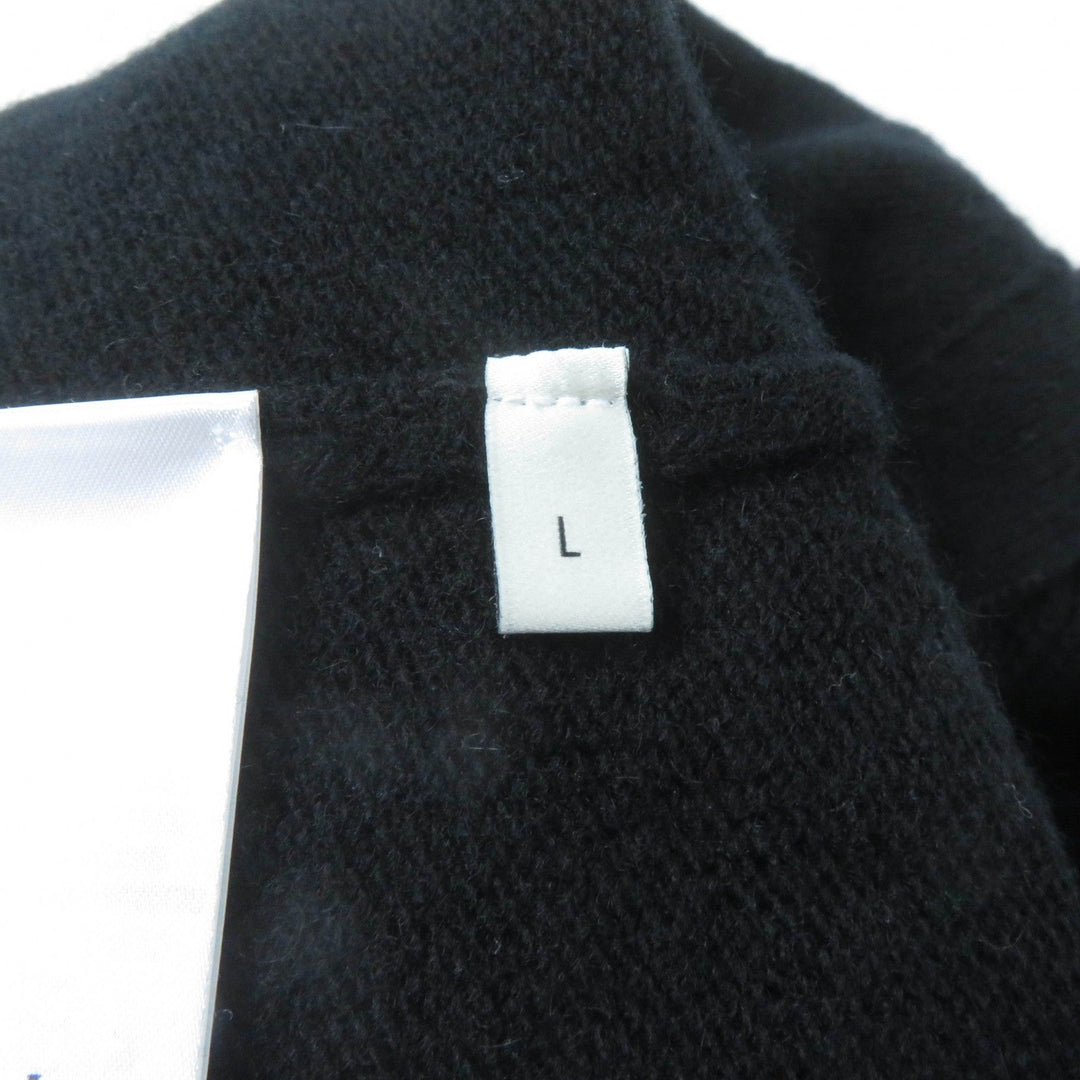 GUCCI cardigan 526719 Main: 70% wool, Main: 30% cashmere, Part: 100% cotton, Part: 100% wool, Part: 100% cashmere black Women L Used Authentic