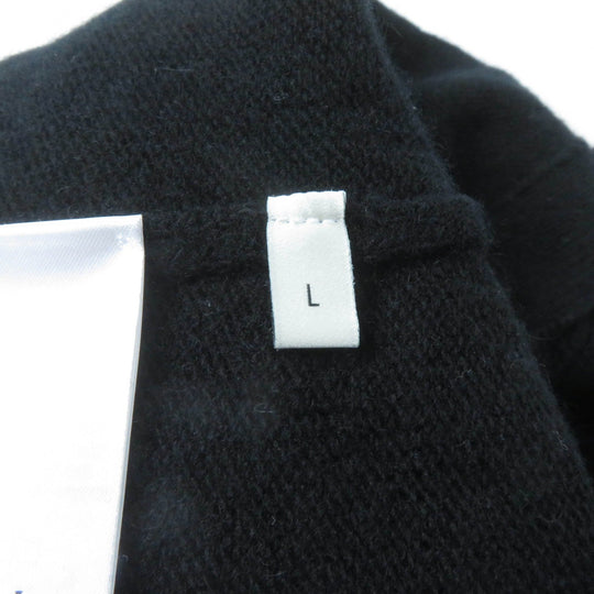 GUCCI cardigan 526719 Main: 70% wool, Main: 30% cashmere, Part: 100% cotton, Part: 100% wool, Part: 100% cashmere black Women L Used Authentic