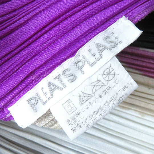 PLEATS PLEASE Vest PP31-JE742 polyester Purple multicolor 3