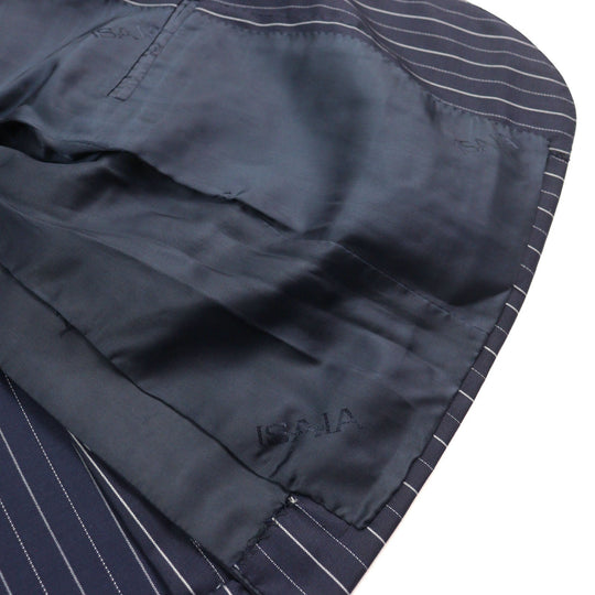 ISAIA suit Outer: 100% wool, lining: cupra Navy mens 42 Used Authentic