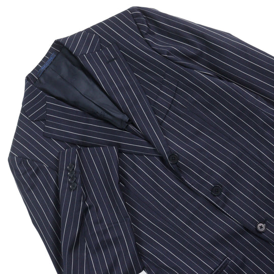ISAIA suit Outer: 100% wool, lining: cupra Navy mens 42 Used Authentic