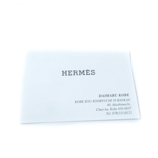 HERMES Cosmetics Pouch Main: Canvas Part: Leather black Boride pouch mini mini Women Used Authentic