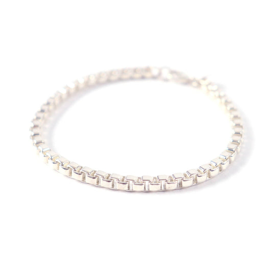 TIFFANY&Co. bracelet Main: SV925 Silver venetian link bracelet Women Used Authentic