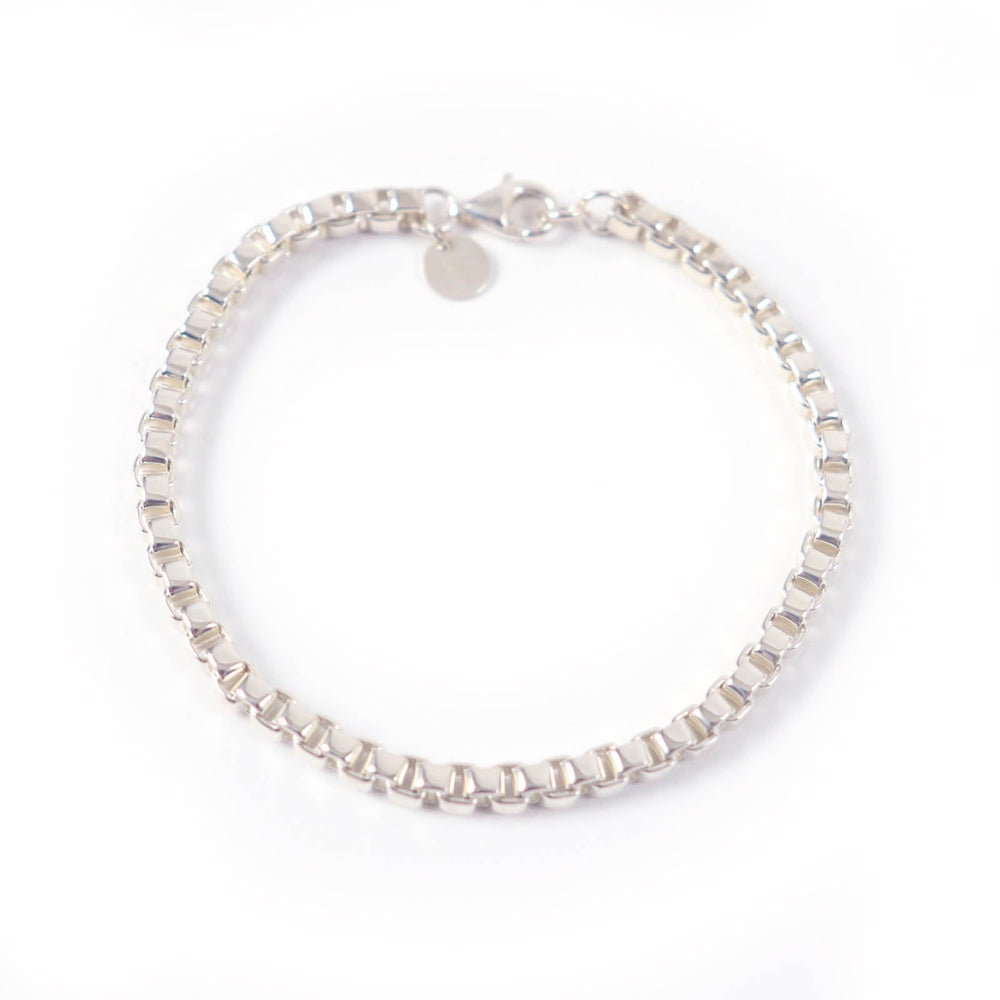 TIFFANY&Co. bracelet Main: SV925 Silver venetian link bracelet Women Used Authentic