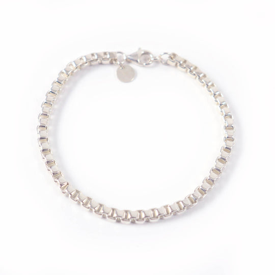TIFFANY&Co. bracelet Main: SV925 Silver venetian link bracelet Women Used Authentic