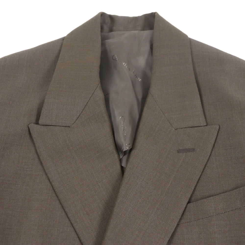 Dior HOMME Double chester coat 923C301A4441 Outer: 70% wool, Outer: 30% mohair, Lining: 100% cupra, Part: 49% wool, Part: 41% rayon Brown mens 44 Used Authentic