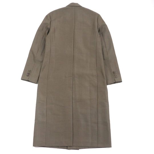 Dior HOMME Double chester coat 923C301A4441 Outer: 70% wool, Outer: 30% mohair, Lining: 100% cupra, Part: 49% wool, Part: 41% rayon Brown mens 44 Used Authentic