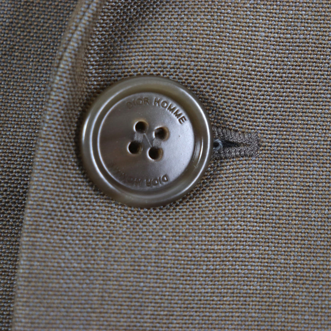 Dior HOMME Double chester coat 923C301A4441 Outer: 70% wool, Outer: 30% mohair, Lining: 100% cupra, Part: 49% wool, Part: 41% rayon Brown mens 44 Used Authentic