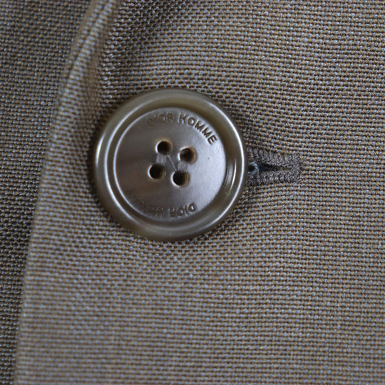 Dior HOMME Double chester coat 923C301A4441 Outer: 70% wool, Outer: 30% mohair, Lining: 100% cupra, Part: 49% wool, Part: 41% rayon Brown mens 44 Used Authentic