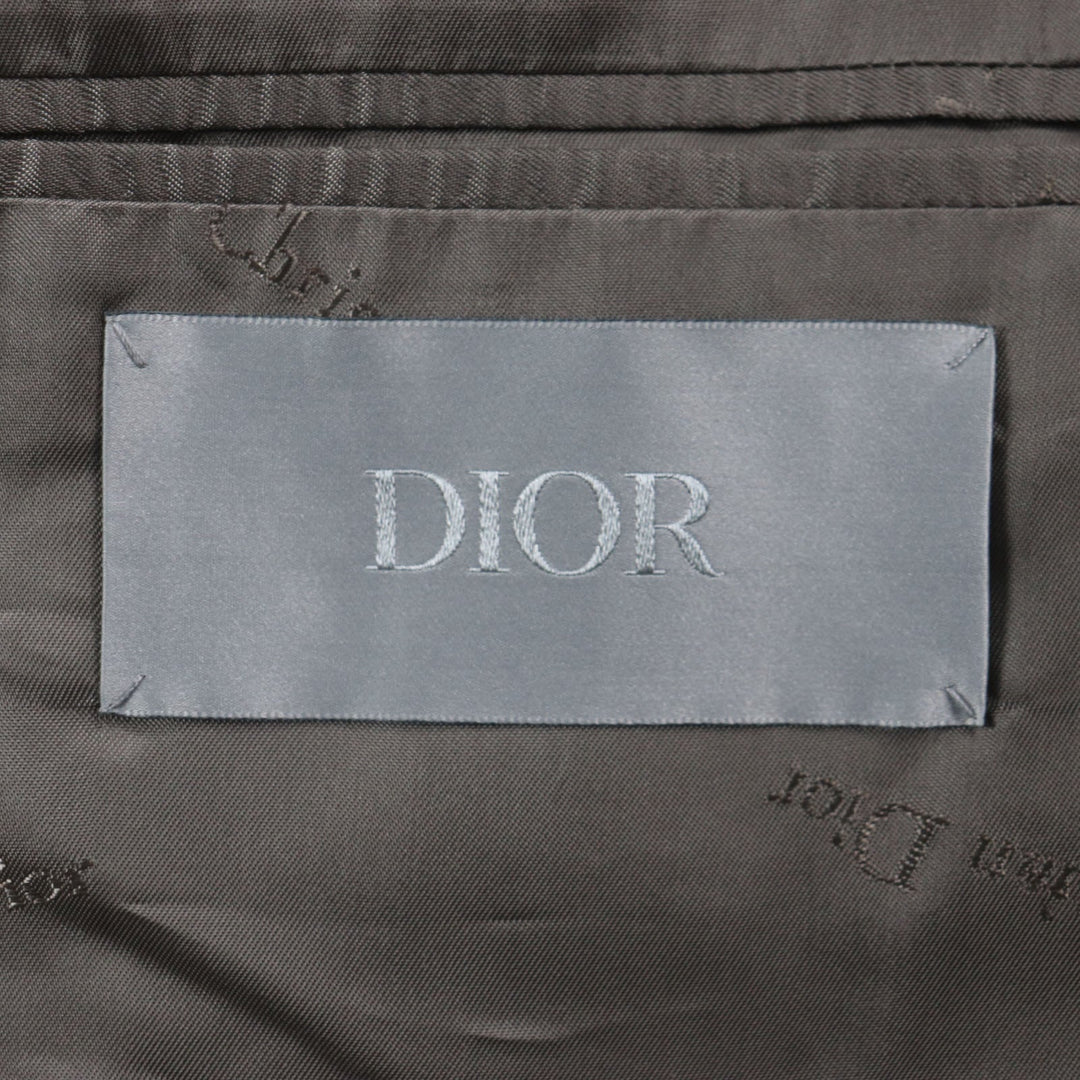 Dior HOMME Double chester coat 923C301A4441 Outer: 70% wool, Outer: 30% mohair, Lining: 100% cupra, Part: 49% wool, Part: 41% rayon Brown mens 44 Used Authentic