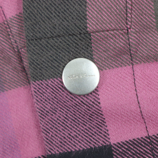 Rick Owens Long sleeve shirt RP01C5242 Outer material: 100% cotton, Outer material: 100% cupra pink FOGPOCKET LARRY SHIRT mens 40 Used Authentic