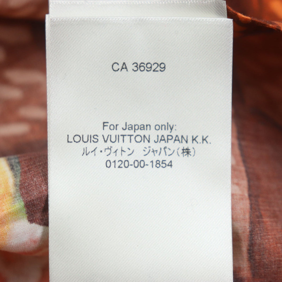 LOUIS VUITTON Short sleeve shirt Outer material: 100% cotton Multi Damier mens L Used Authentic