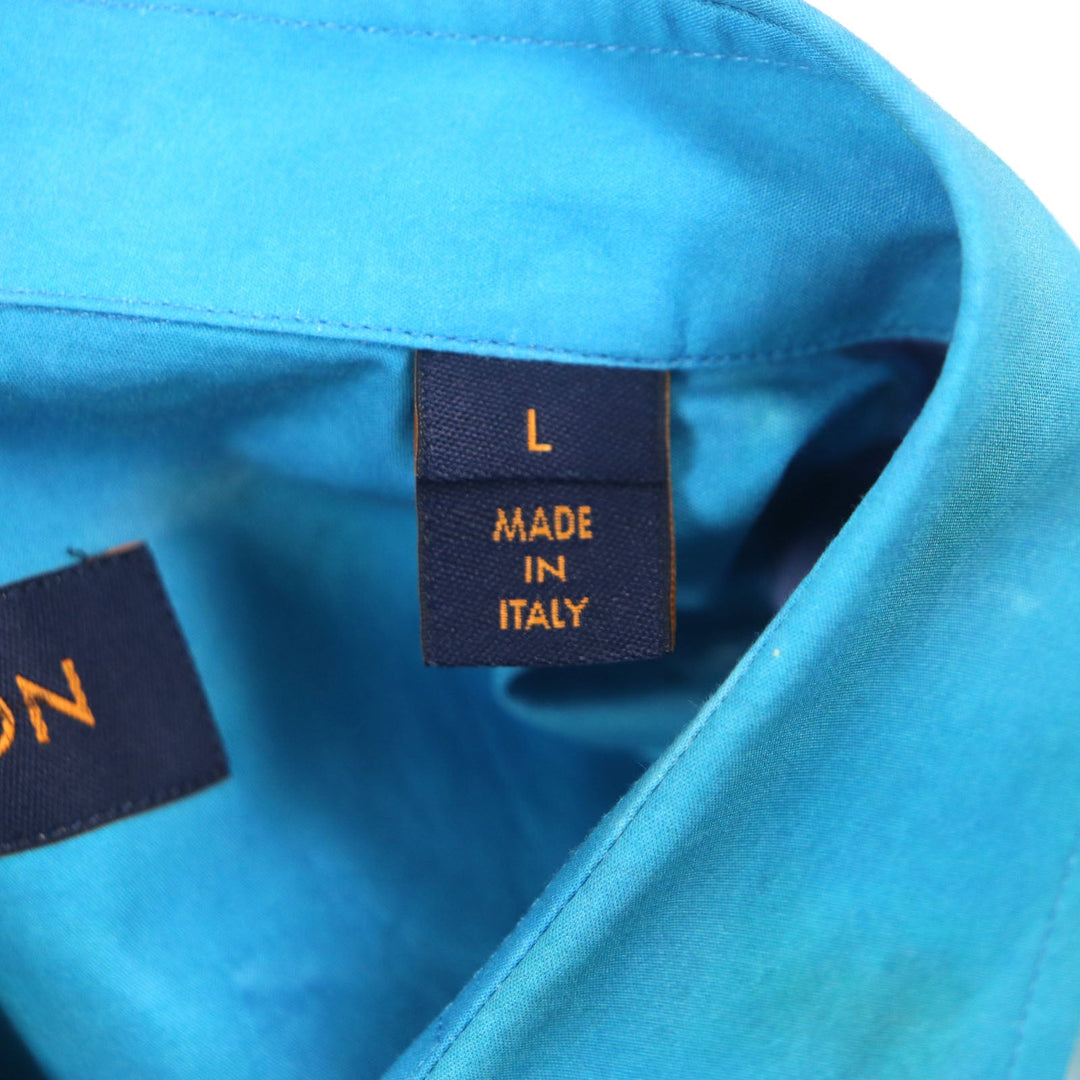 LOUIS VUITTON Short sleeve shirt Outer material: 100% cotton Multi Damier mens L Used Authentic