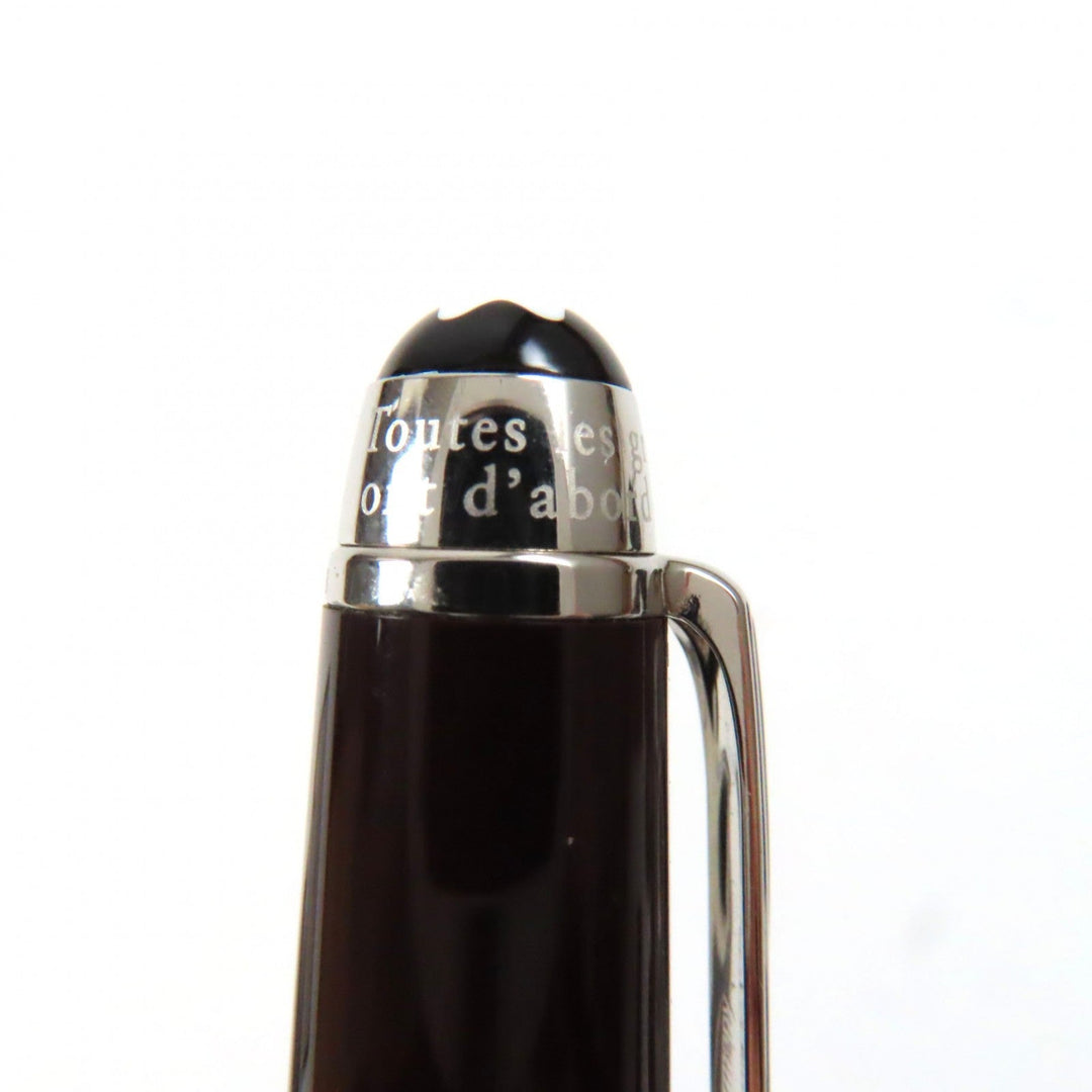 MONTBLANC fountain pen Main: Resin Nib: 14K Dark Brown Silver Meisterstck Le Petit Prince Planet The Little Prince #145 Classic mens Used Authentic