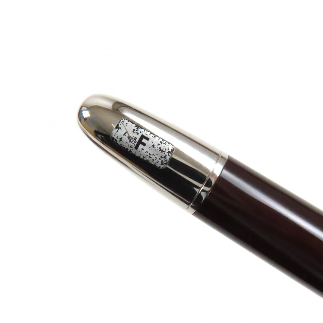 MONTBLANC fountain pen Main: Resin Nib: 14K Dark Brown Silver Meisterstck Le Petit Prince Planet The Little Prince #145 Classic mens Used Authentic