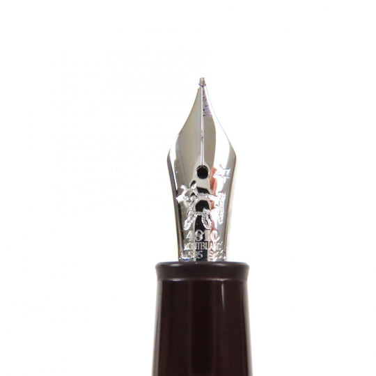 MONTBLANC fountain pen Main: Resin Nib: 14K Dark Brown Silver Meisterstck Le Petit Prince Planet The Little Prince #145 Classic mens Used Authentic