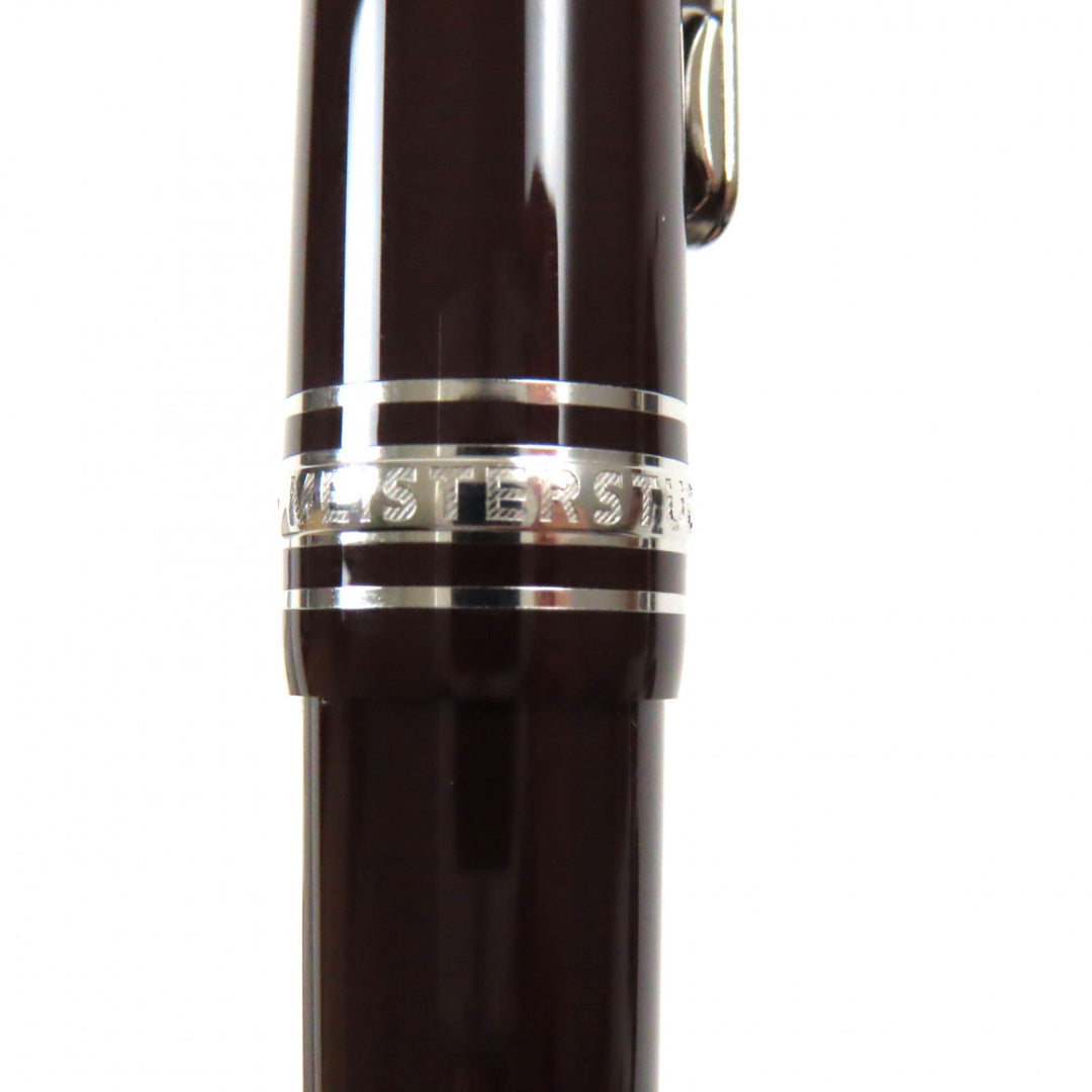 MONTBLANC fountain pen Main: Resin Nib: 14K Dark Brown Silver Meisterstck Le Petit Prince Planet The Little Prince #145 Classic mens Used Authentic