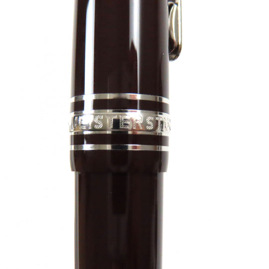 MONTBLANC fountain pen Main: Resin Nib: 14K Dark Brown Silver Meisterstck Le Petit Prince Planet The Little Prince #145 Classic mens Used Authentic