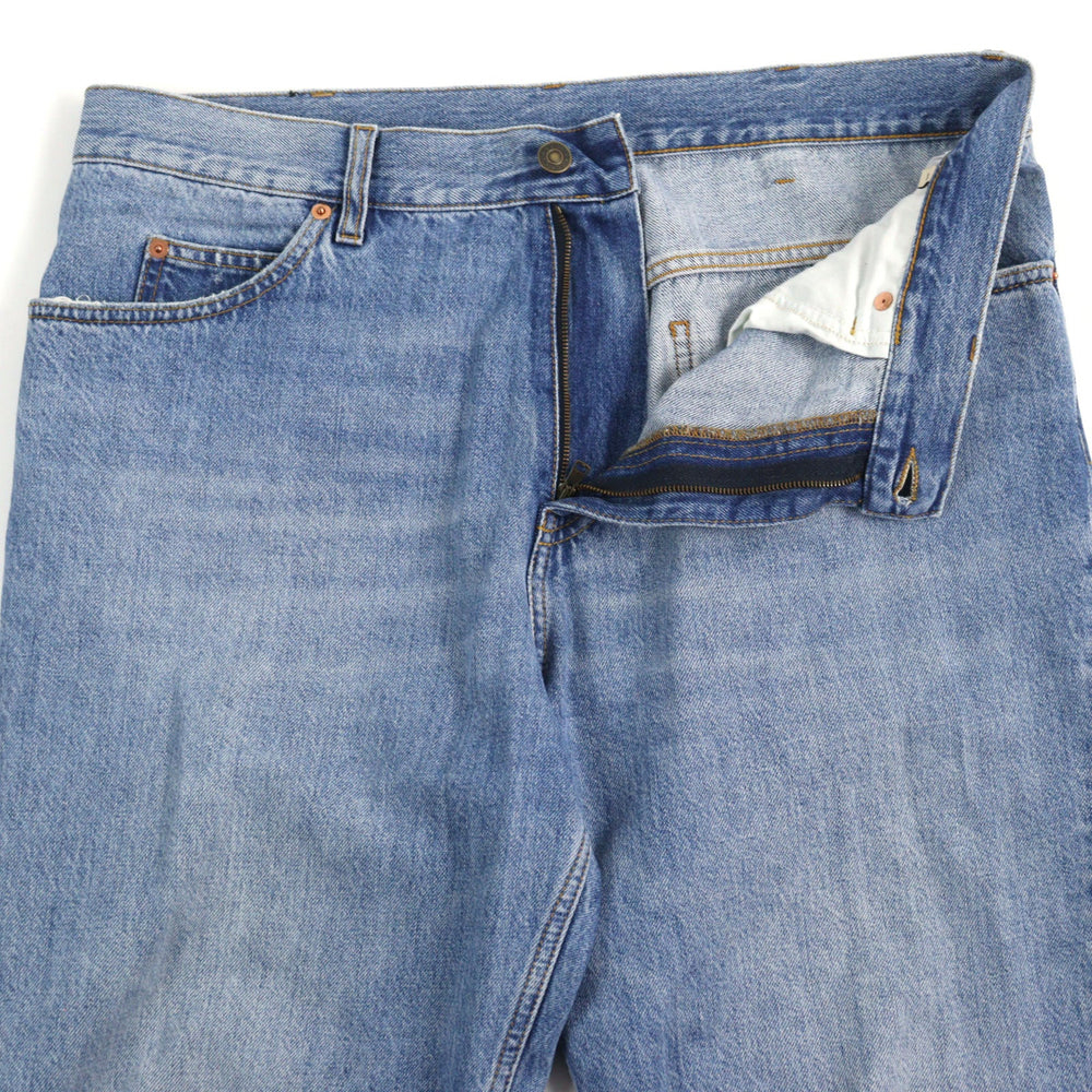 GUCCI Denim pants 675701 Main: 100% cotton, part: cowhide Light blue mens 36 Used Authentic