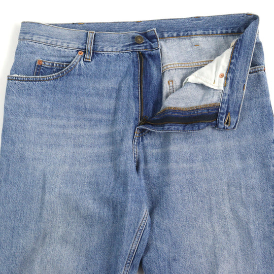 GUCCI Denim pants 675701 Main: 100% cotton, part: cowhide Light blue mens 36 Used Authentic