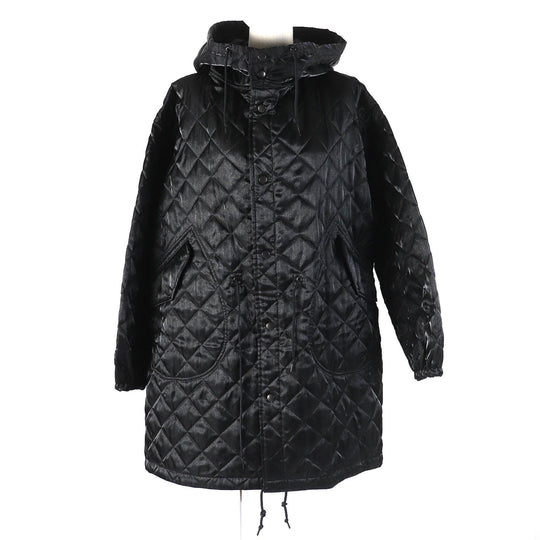 JUNYA WATANABE coat JL-C015 Outer: 100% nylon, Lining: 100% nylon, Filling: 100% polyester, Part: 80% polyester, Part: 20% nylon black Women XS Used Authentic