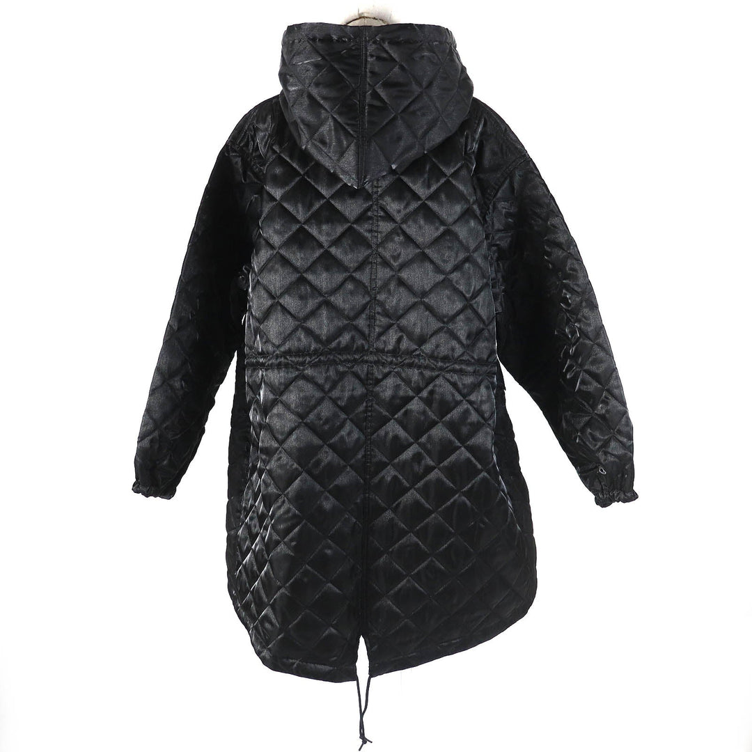 JUNYA WATANABE coat JL-C015 Outer: 100% nylon, Lining: 100% nylon, Filling: 100% polyester, Part: 80% polyester, Part: 20% nylon black Women XS Used Authentic