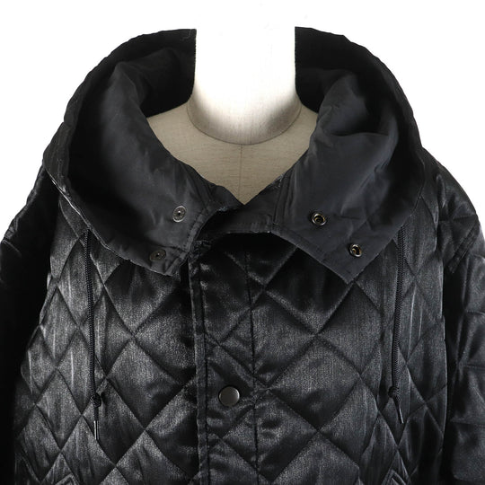 JUNYA WATANABE coat JL-C015 Outer: 100% nylon, Lining: 100% nylon, Filling: 100% polyester, Part: 80% polyester, Part: 20% nylon black Women XS Used Authentic