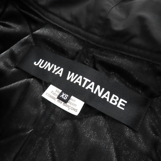 JUNYA WATANABE coat JL-C015 Outer: 100% nylon, Lining: 100% nylon, Filling: 100% polyester, Part: 80% polyester, Part: 20% nylon black Women XS Used Authentic