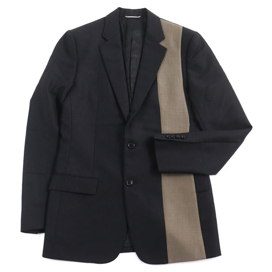 Dior HOMME tailored jacket 933C210A4441 Outer: 70% wool, Outer: 30% mohair, Lining: 100% cupra, Part: 70% wool, Part: 30% mohair Black beige mens 44 Used Authentic