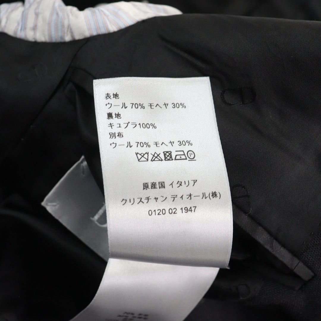 Dior HOMME tailored jacket 933C210A4441 Outer: 70% wool, Outer: 30% mohair, Lining: 100% cupra, Part: 70% wool, Part: 30% mohair Black beige mens 44 Used Authentic