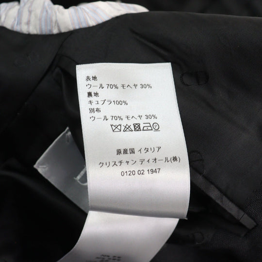 Dior HOMME tailored jacket 933C210A4441 Outer: 70% wool, Outer: 30% mohair, Lining: 100% cupra, Part: 70% wool, Part: 30% mohair Black beige mens 44 Used Authentic